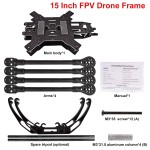 Original Mark 4 13 Inch/15 Inch Crossing Machine Carbon Fiber Frame Crossing Machine High Quality Drone Frame
